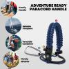 Insulated Water Bottle 64 oz, Triple Wall Vacuum Stainless Steel (Cold for 48 Hrs), Leak Proof & Non-BPA, Half Gallon Water Flask Jug with Paracord Handle & Straw Spout Lids(Navy Blue)