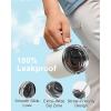 Insulated Coffee Mug 24 oz, Double Wall Stainless Steel Coffee Mug with Lids, Leak-Proof & Detachable Slider Lid for Thorough Clean, Keeps Coffee Cold for 9 Hrs, Suitable for Camp Home Office(Almond)
