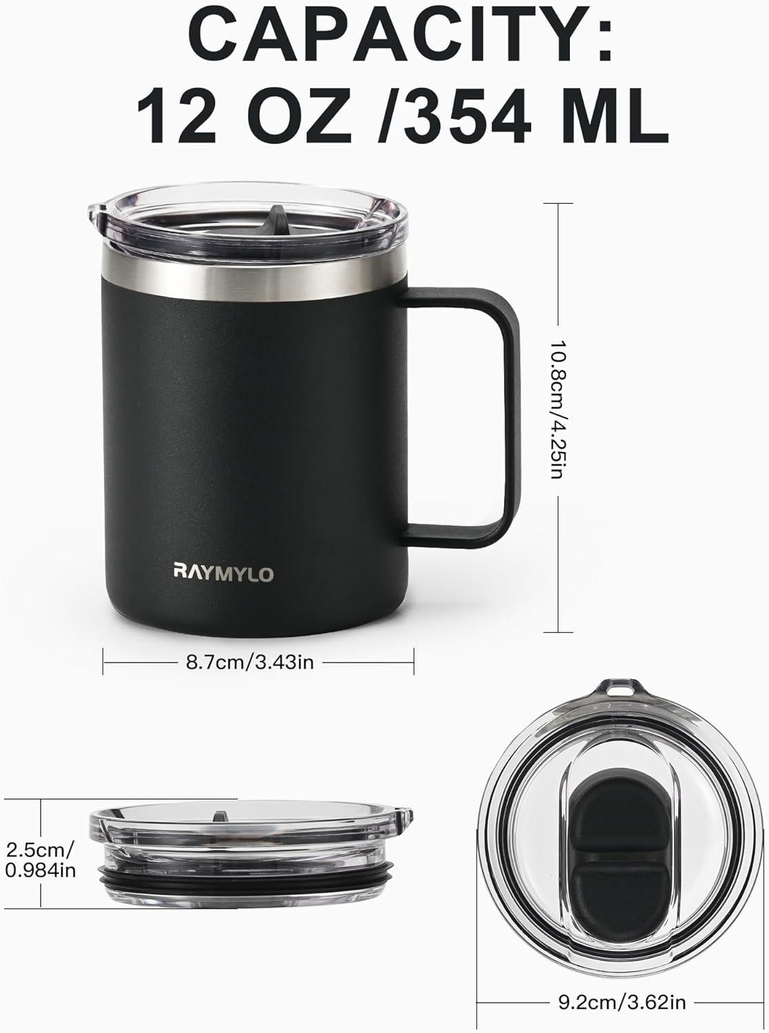 imageInsulated Water Bottle 32oz Magic Black Insulated Coffee Mug 12oz Magic Black