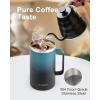Insulated Water Bottle 40oz (Indigo/Black) + Insulated Coffee Mug 24oz (Indigo/Black)