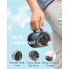 Insulated Water Bottle 64oz (Indigo/Black) + Insulated Coffee Mug 12oz (Indigo/Black)