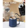Insulated Water Bottle 64oz (Navy Blue) + Insulated Coffee Mug 12oz (Navy Blue)