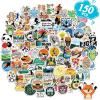 imageStickers for Adults and Kids Waterproof Vinyl Stickers for Water Bottle amp Phone Cases amp Laptop amp Skateboard amp Luggage Cute Funny Aesthetic Stickers 150 PCSMixed Themes