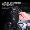 RAYMYLO Insulated Water Bottle 128oz (Magic Black) + Insulated Water Bottle with Handle for Car 40oz (Magic Black)