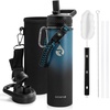 RAYMYLO Insulated Water Bottle 20 oz bundle with 20 oz Coffee Tumbler, Triple Wall Vacuum Stainless Steel, Leak Proof & Non-BPA,