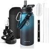 RAYMYLO Insulated Water Bottle 32 oz bundle with 20 oz Coffee Tumbler, Triple Wall Vacuum Stainless Steel, Leak Proof & Non-BPA,