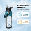 RAYMYLO Insulated Water Bottle 40 oz bundle with 20 oz Coffee Tumbler, Triple Wall Vacuum Stainless Steel, Leak Proof & Non-BPA,