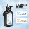 RAYMYLO Insulated Water Bottle 64 oz bundle with 20 oz Coffee Tumbler, Triple Wall Vacuum Stainless Steel, Leak Proof & Non-BPA,