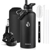RAYMYLO Insulated Water Bottle 87 oz bundle with 20 oz Coffee Tumbler, Triple Wall Vacuum Stainless Steel, Leak Proof & Non-BPA,